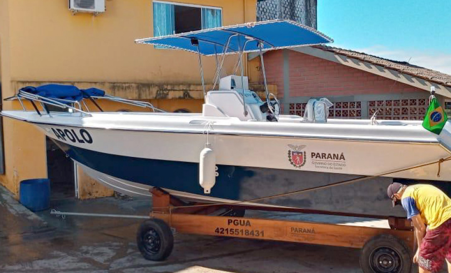 Governo entrega lancha para atender população do Litoral. Foto:SESA