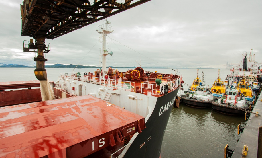 Portos do Paraná firma primeiro aditivo para exploração de área. Foto:Portos do Paraná