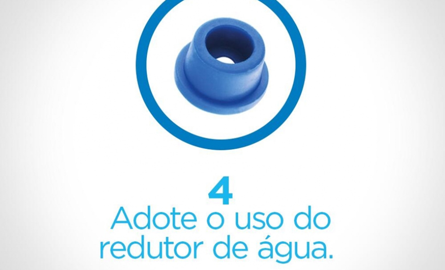 Campanha de uso racional da água chega a condomínios. Imagem:Sanepar