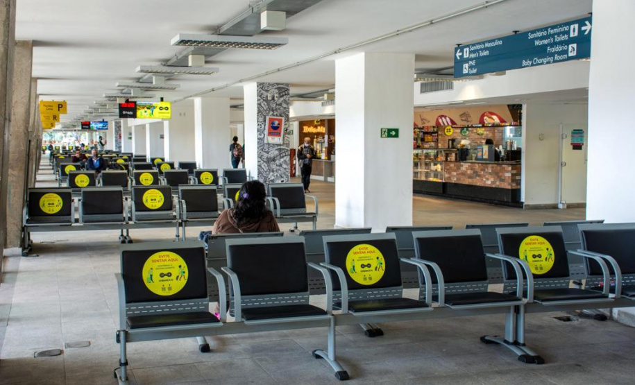 Impacto da pandemia no transporte intermunicipal. Foto:DER