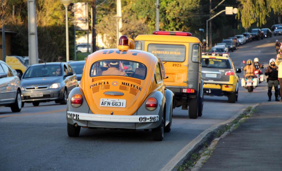 29-08-2020 Desfile de viaturas da PMPR. Curitiba, 29 de Agosto de 2020. Desfile de viaturas da PMPR.