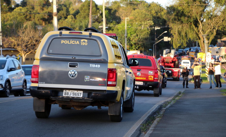 29-08-2020 Desfile de viaturas da PMPR. Curitiba, 29 de Agosto de 2020. Desfile de viaturas da PMPR.