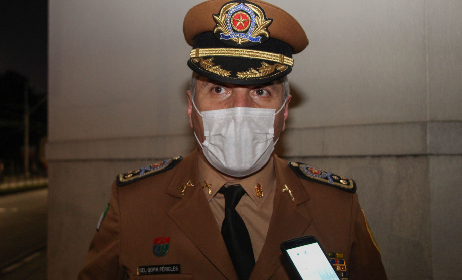 29-08-2020 Desfile de viaturas da PMPR. Curitiba, 29 de Agosto de 2020. Desfile de viaturas da PMPR. Foto: Cel QOPM Pericles de Matos, Comandante-Geral da PMPR.