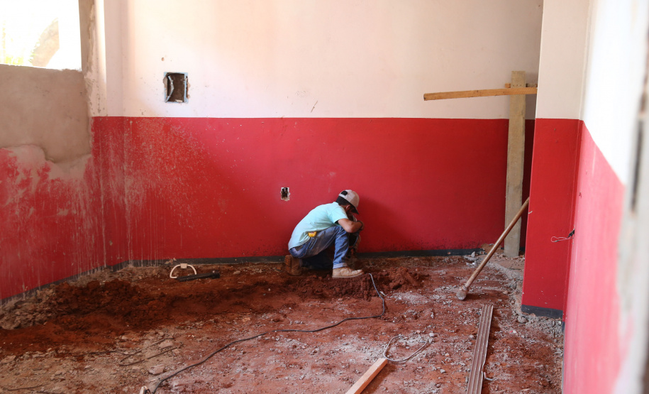 Cisvap Colorado Reforma do predio da sede da CISVAP - Consorcio Intermunicipal de Saude do Vale do Paranapanema, em Colorado, na região Norte do Paraná. 03/08/2020 - Foto: Geraldo Bubniak/AEN