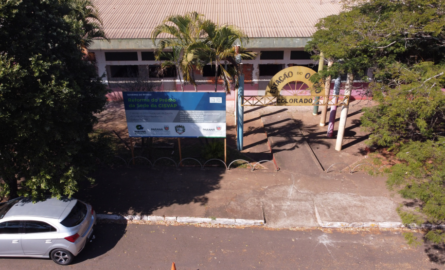 Cisvap Colorado Reforma do predio da sede da CISVAP - Consorcio Intermunicipal de Saude do Vale do Paranapanema, em Colorado, na região Norte do Paraná. 03/08/2020 - Foto: Geraldo Bubniak/AEN