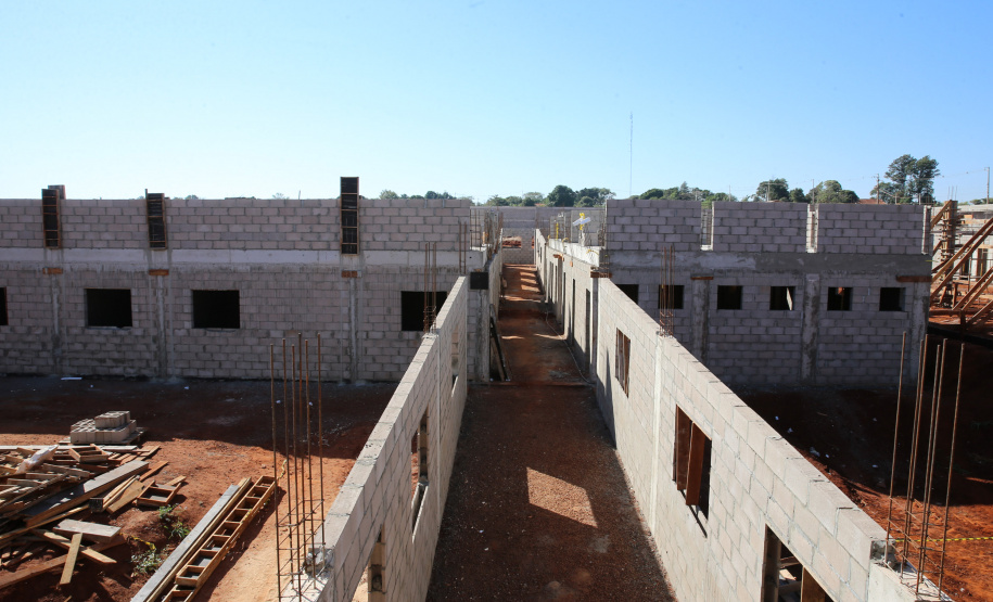 Cadeia Publica Guaira Obras de Construçao da Cadeia Publica de Guaira no loteamento Jardim Floresta com investimento de 16 milhoes. Exemplo da nova realidade do sistema carcerário que está sendo construída no Paraná. Acabar com o problema da superlotação em carceragens de delegacias e realocar os detentos em um espaço estruturado é uma das principais metas do Governo do Estado. 06/08/2020 - Foto: Geraldo Bubniak/AEN