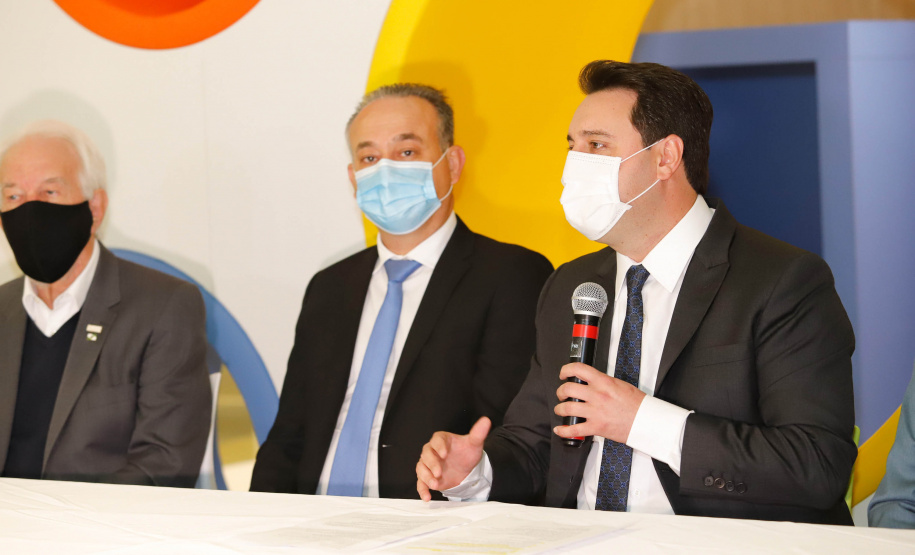 O governador Carlos Massa Ratinho Junior participou nesta terça-feira (01), em Curitiba, da inauguração do Erastinho, o primeiro hospital oncopediátrico do Sul do País.