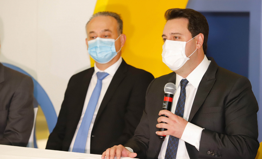 O governador Carlos Massa Ratinho Junior participou nesta terça-feira (01), em Curitiba, da inauguração do Erastinho, o primeiro hospital oncopediátrico do Sul do País.