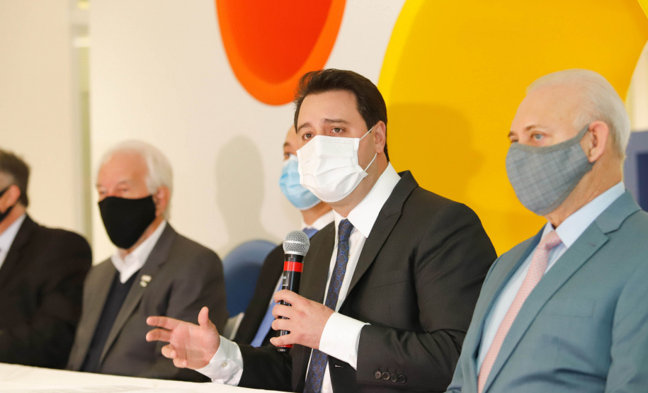 O governador Carlos Massa Ratinho Junior participou nesta terça-feira (01), em Curitiba, da inauguração do Erastinho, o primeiro hospital oncopediátrico do Sul do País.