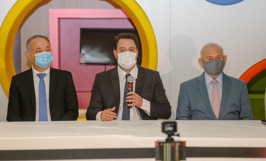 O governador Carlos Massa Ratinho Junior participou nesta terça-feira (01), em Curitiba, da inauguração do Erastinho, o primeiro hospital oncopediátrico do Sul do País.