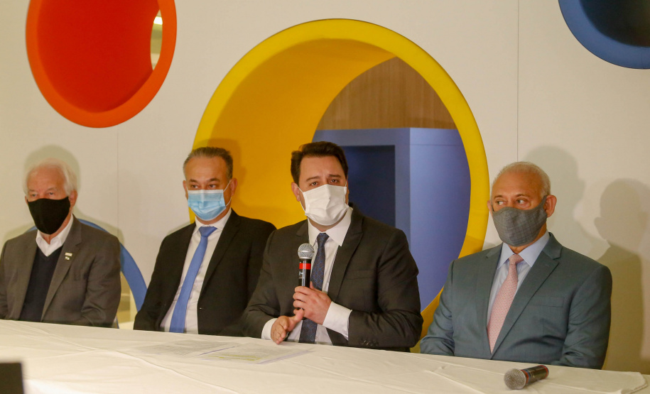 O governador Carlos Massa Ratinho Junior participou nesta terça-feira (01), em Curitiba, da inauguração do Erastinho, o primeiro hospital oncopediátrico do Sul do País.