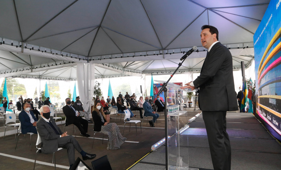 O governador Carlos Massa Ratinho Junior participou nesta terça-feira (01), em Curitiba, da inauguração do Erastinho, o primeiro hospital oncopediátrico do Sul do País.