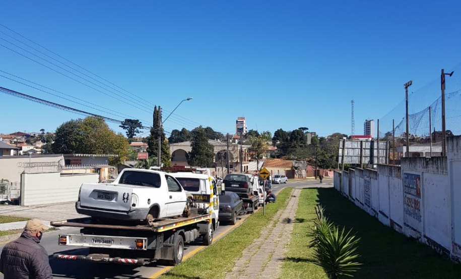 139 veículos são retirados do pátio da Delegacia de Campo Largo
. Foto:SESP