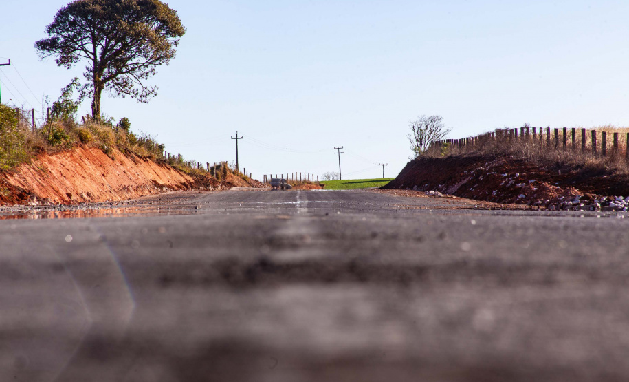 Obras rodoviárias levam segurança e desenvolvimento a Castro - Estrada do Socavão. Foto:Alessandro Vieira