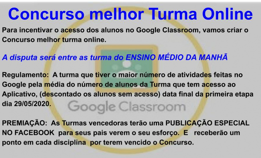 Escola no Noroeste premia alunos por desempenho no Aula Paraná.Imagem;SEED