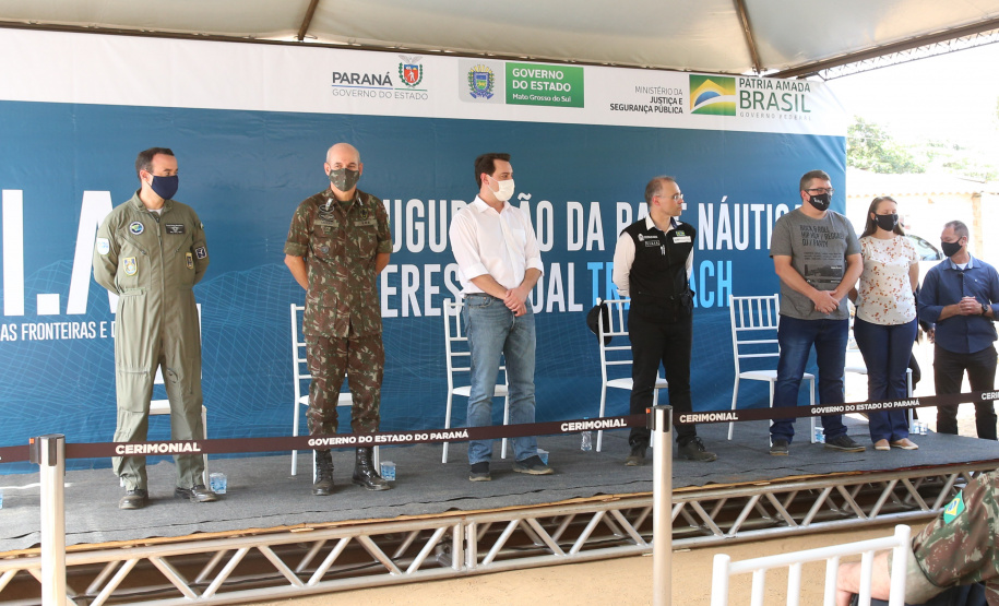 O Governador Carlos Massa Ratinho Junior participa nesta sexta-feira (11/09)  da inauguração da Base Náutica Interestadual Trarbach, localizada no Porto Felício de Querência do Norte (PR) Trata-se do primeiro espaço de atuação interestadual do Programa Nacional de Segurança nas Fronteiras e Divisas (VIGIA), do Ministério da Justiça e Segurança Pública