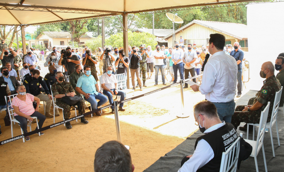 O Governador Carlos Massa Ratinho Junior participa nesta sexta-feira (11/09)  da inauguração da Base Náutica Interestadual Trarbach, localizada no Porto Felício de Querência do Norte (PR) Trata-se do primeiro espaço de atuação interestadual do Programa Nacional de Segurança nas Fronteiras e Divisas (VIGIA), do Ministério da Justiça e Segurança Pública