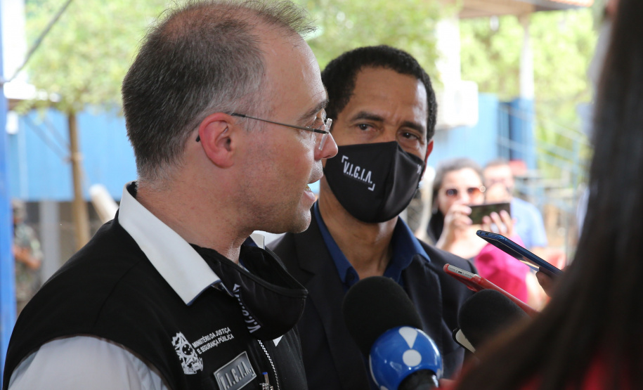 O Governador Carlos Massa Ratinho Junior participa nesta sexta-feira (11/09)  da inauguração da Base Náutica Interestadual Trarbach, localizada no Porto Felício de Querência do Norte (PR) Trata-se do primeiro espaço de atuação interestadual do Programa Nacional de Segurança nas Fronteiras e Divisas (VIGIA), do Ministério da Justiça e Segurança Pública.Querencia do Norte, 11/09/2020 - Foto: Geraldo Bubniak/AEN