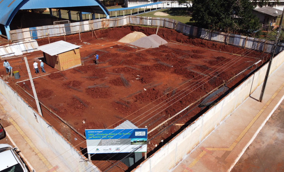 Obras de Construcao de 3 UBS - Unidade Básica de Saúde nos bairros Vila Alta, Santa Paula e Parque  Hortencia em Guaira.   06/08/2020 -  Foto: Geraldo Bubniak/AEN
