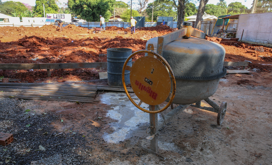 Obras de Construcao de 3 UBS - Unidade Básica de Saúde nos bairros Vila Alta, Santa Paula e Parque  Hortencia em Guaira.   06/08/2020 -  Foto: Geraldo Bubniak/AEN
