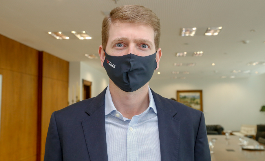 15.09.2020 Reunião do governador Carlos Massa Ratinho Junior com Eduardo Muffato do Grupo Muffato.Foto Gilson Abreu/AEN