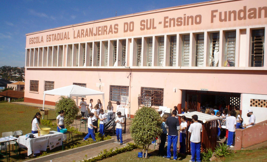 Escola Estadual Laranjeiras do Sul. Foto:SEED