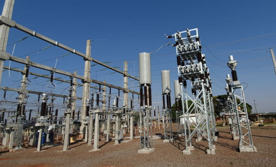 A Copel Geração e Transmissão concluiu as obras de ampliação da subestação Umuarama Sul, na região noroeste do Paraná. Foto: Copel