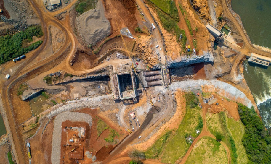 Bela Vista inicia montagem das unidades geradoras de energia. Foto: Copel