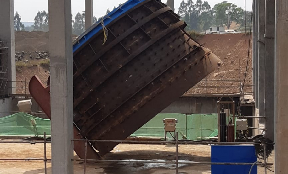 Bela Vista inicia montagem das unidades geradoras de energia. Foto: Copel