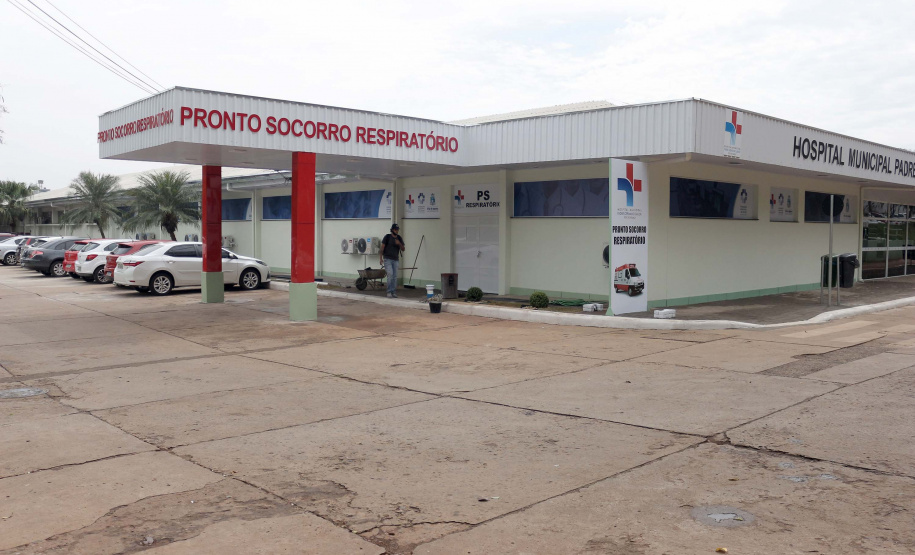 O Hospital Municipal Germano Lauck, de Foz do Iguaçu, recebeu 20 respiradores e 20 monitores para ampliar a ala do Pronto Socorro Respiratório, que vai abrir na próxima semana. Foto:Agência Municipal de Notícias Foz do Iguaçu