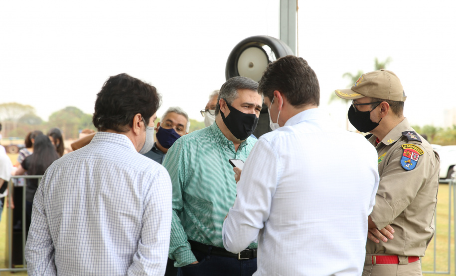 O vice governador Darci Piana e o  secretário de Estado da Saude Beto Preto  assinam o repasse de recursos ao Hospital da Criança para conclusao das obras.   18/09/2020 -  Foto: Geraldo Bubniak/AEN