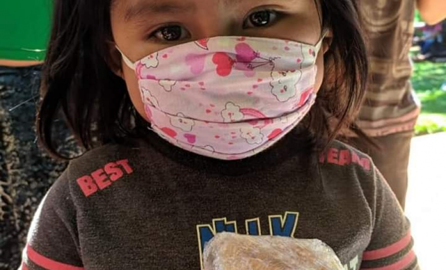 Alunos indígenas produzem o próprio sabão para prevenir Covid-19. Foto:SEED