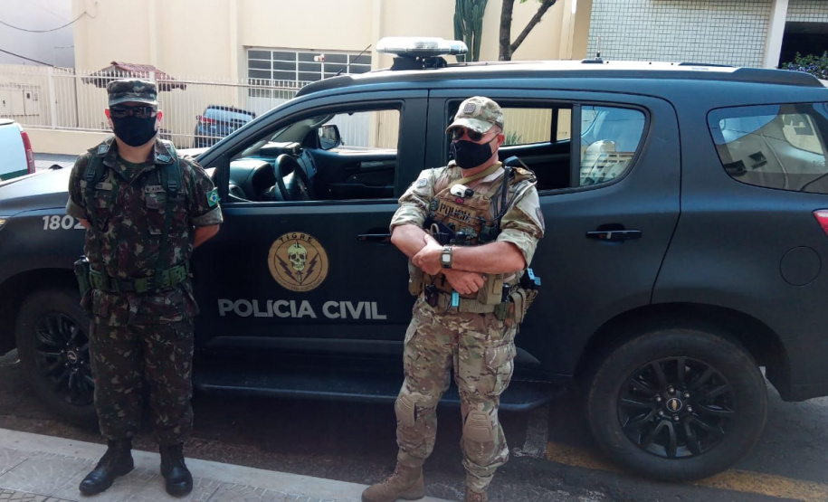 Ação integrada na divisa do PR com SP prendeu quase mil pessoas. FOTO:SESP