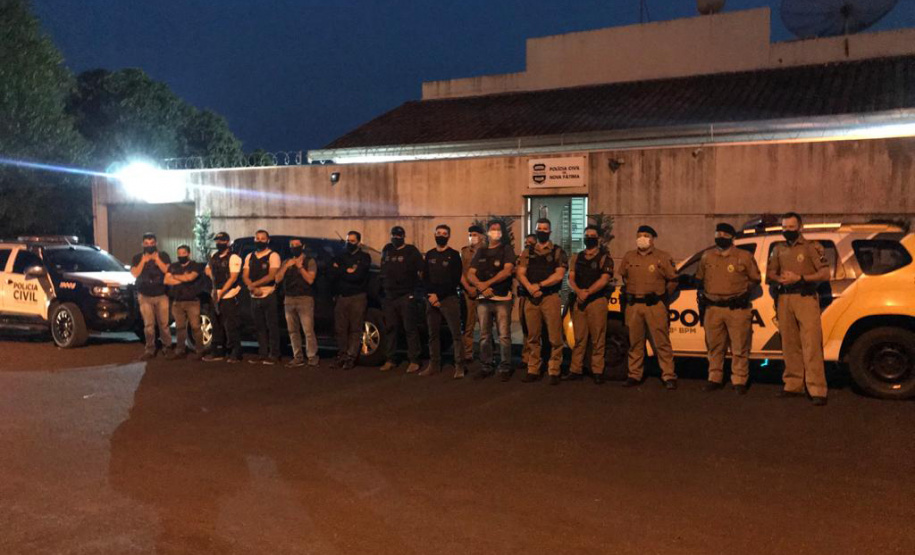 Ação integrada na divisa do PR com SP prendeu quase mil pessoas. FOTO:SESP