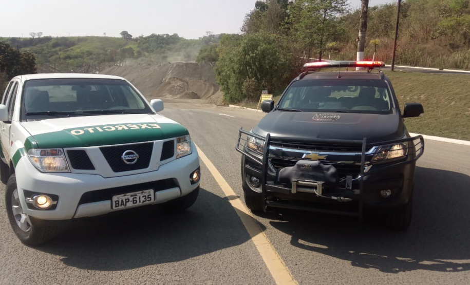 Ação integrada na divisa do PR com SP prendeu quase mil pessoas. FOTO:SESP