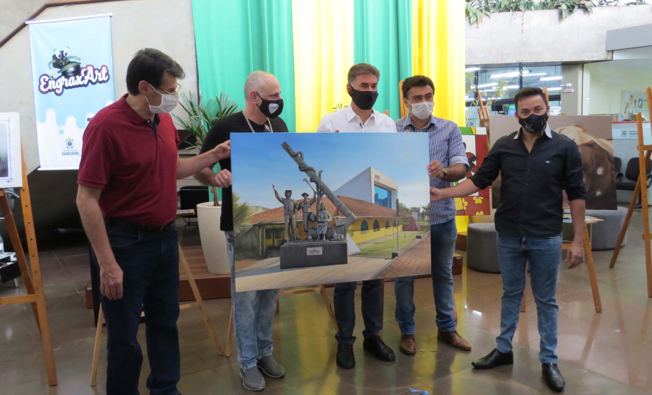 Exposição reúne quadros de presos da Penitenciária de Cascavel
. Foto:DEPEN