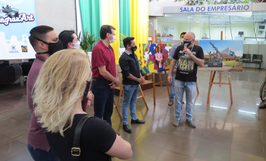 Exposição reúne quadros de presos da Penitenciária de Cascavel
. Foto:DEPEN