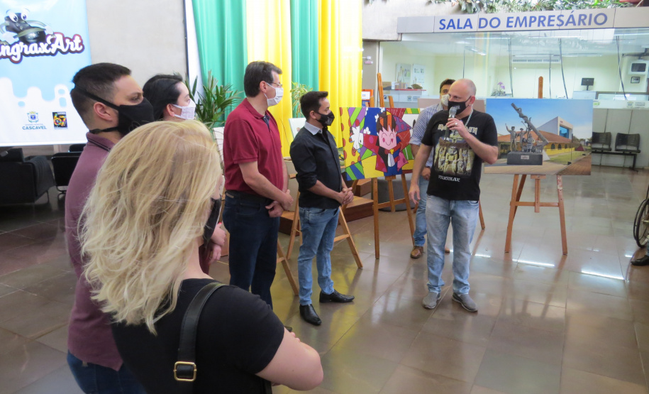 Exposição reúne quadros de presos da Penitenciária de Cascavel
. Foto:DEPEN