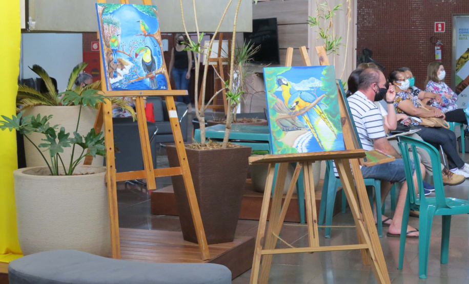 Exposição reúne quadros de presos da Penitenciária de Cascavel
. Foto:DEPEN