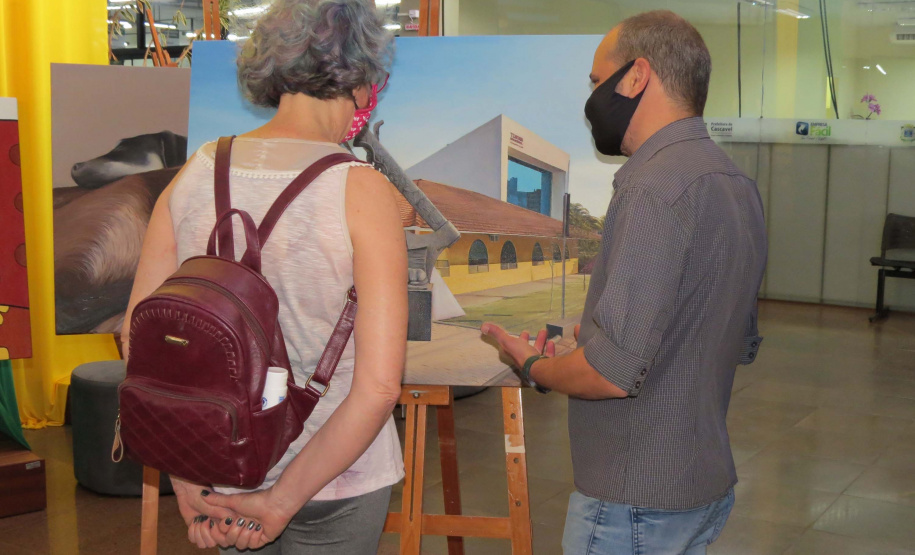 Exposição reúne quadros de presos da Penitenciária de Cascavel
. Foto:DEPEN