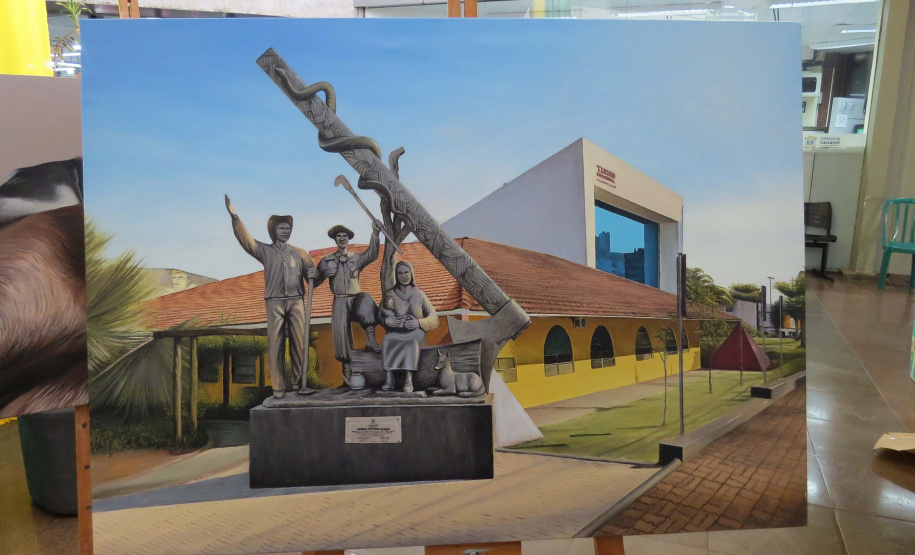 Exposição reúne quadros de presos da Penitenciária de Cascavel
. Foto:DEPEN