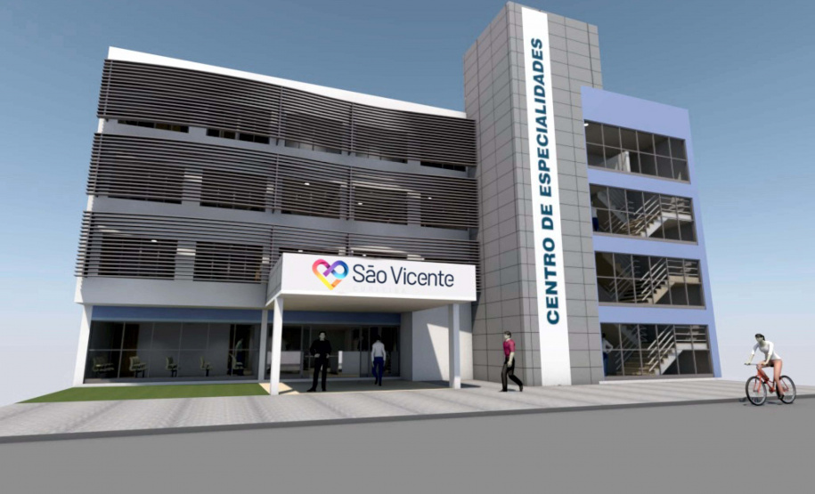 Imagem do projeto de ampliação. Imagem: Hospital São Vicente