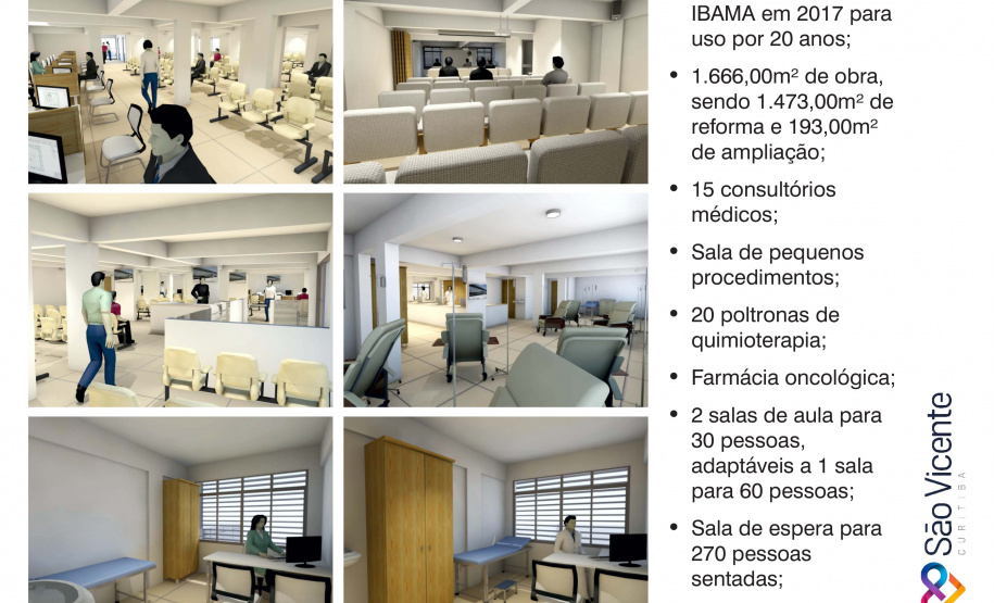 Imagem do projeto de ampliação. Imagem: Hospital São Vicente