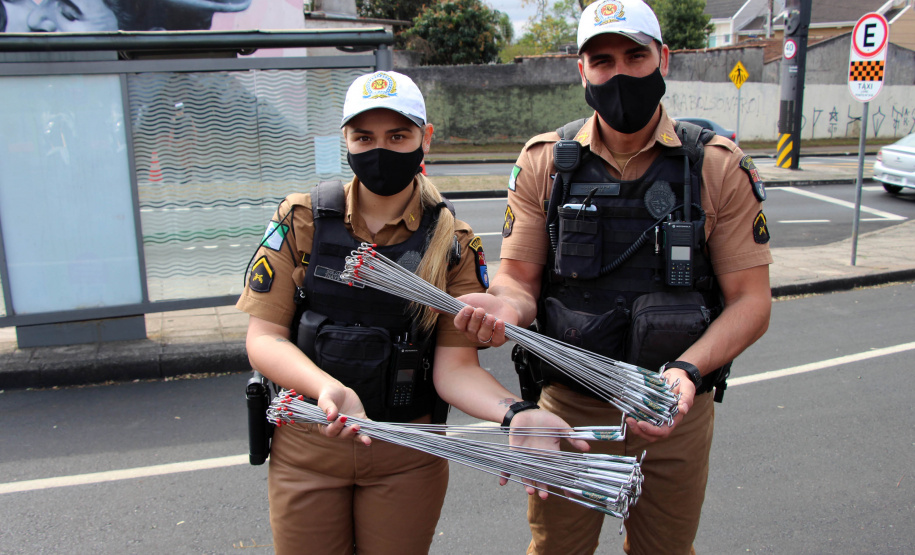 Curitiba, 22 de setembro de 2020.  Blitz educativa BPTran.