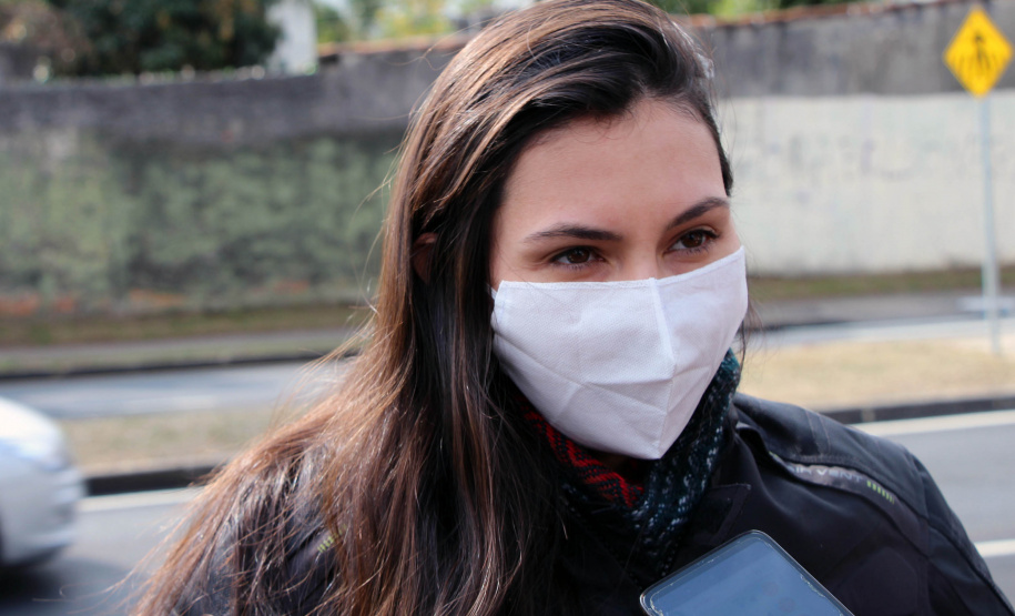 Curitiba, 22 de setembro de 2020.  Blitz educativa BPTran.