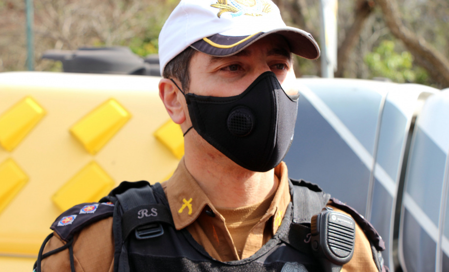 Curitiba, 22 de setembro de 2020.  Blitz educativa BPTran.