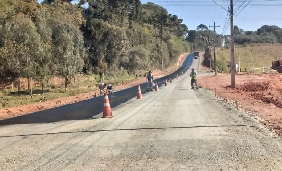 Pavimentação de estradas vicinais estimula economia no campo. Foto:SEDU