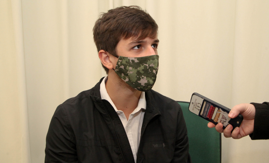 Estado e Fetaep entregam prêmios aos vencedores do Pense Agro
.Leopoldo Gubert Junior. Foto: Ari Dias/AEN.