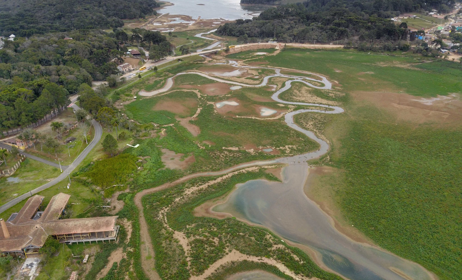 Primavera na Grande Curitiba será marcada por poucas chuvas.Represa Passaúna Foto:José Fernando Ogura/AEN