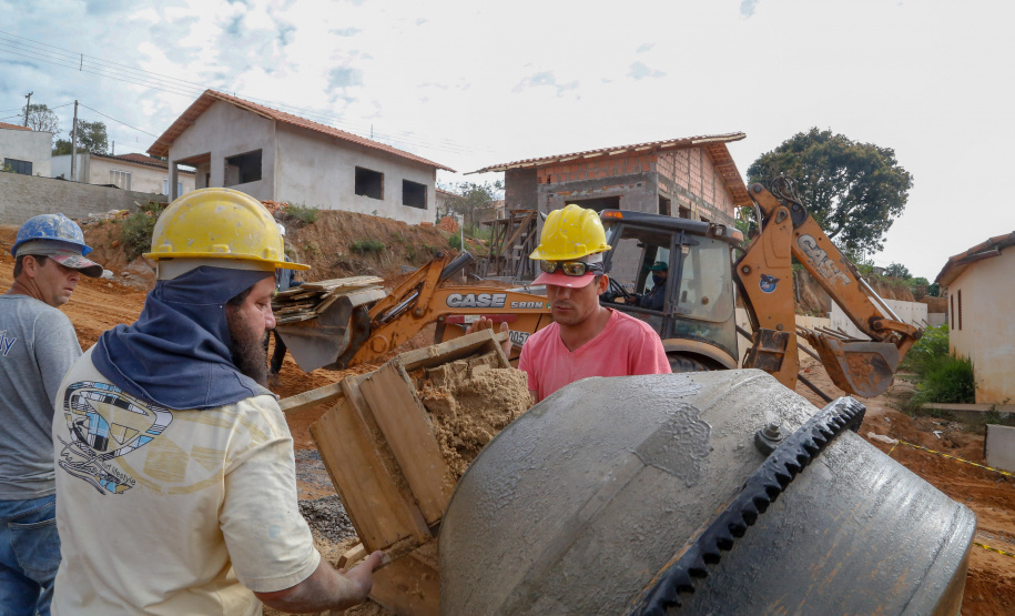 Requalificação urbana da Vila Nova, em Wenceslau Braz, no Norte Pioneiro.
.Foto de Gilson Abreu/AEN